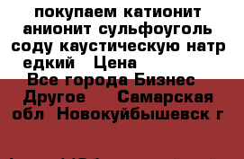 покупаем катионит анионит сульфоуголь соду каустическую натр едкий › Цена ­ 150 000 - Все города Бизнес » Другое   . Самарская обл.,Новокуйбышевск г.